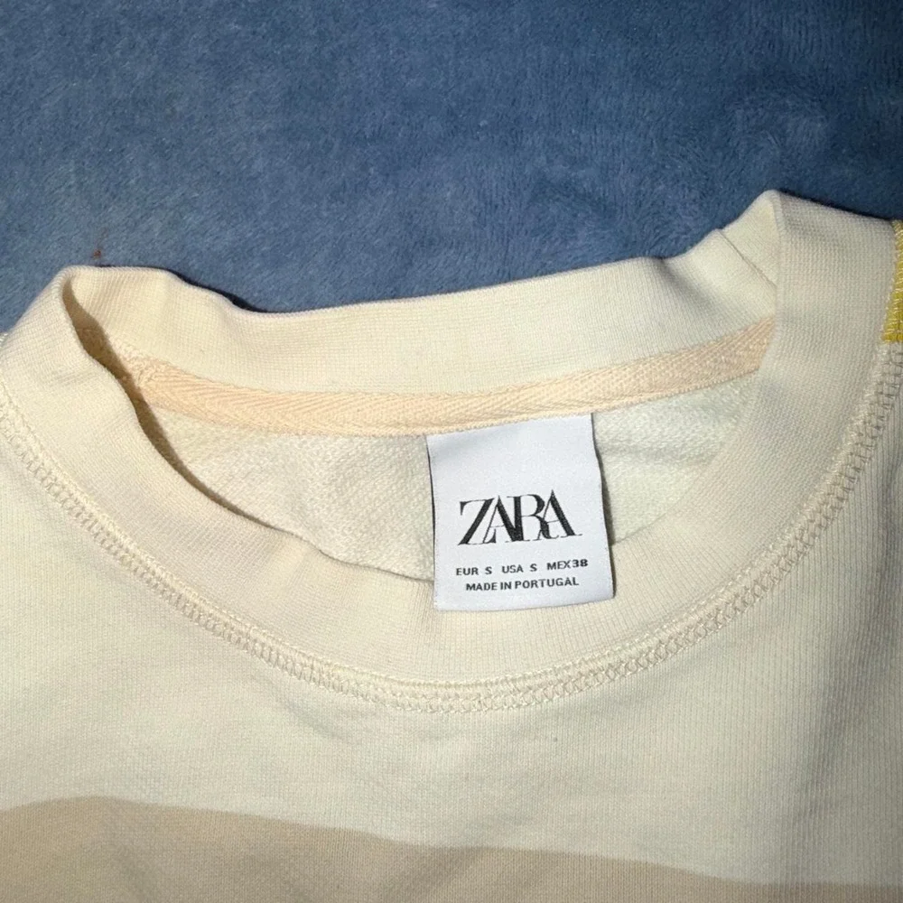 Zara horizontal striped sweatshirt